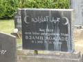 Ağazadəs Grabstein auf dem Türkischen Friedhof in Berlin. Quelle: Foto des...